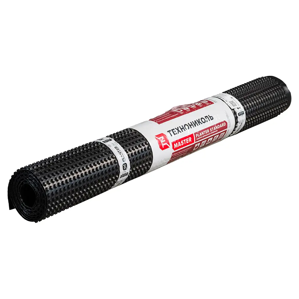 Защитно-дренажная мембрана ТЕХНОНИКОЛЬ Planter Standard для фундамента 82666507 STLM-0033323