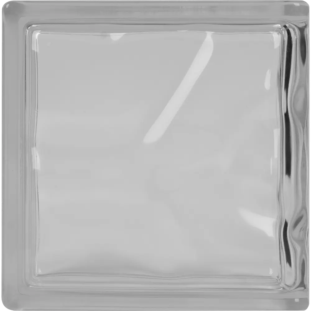 Стеклоблок Богема бесцветный торцевой Волна 13940165 STLM-2125052 VITRABLOCK  - Вид №2
