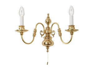 Латунный настенный светильник