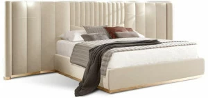 Grilli Двуспальная кровать с мягким изголовьем Prisma 840301/-05