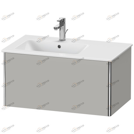 XS407200707 Тумбочка подвесная XSquare #XS4072 810 x 478 мм Бетонно-серый матовый декор Duravit