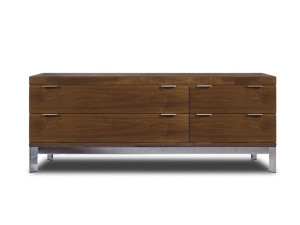 Деревянный шкаф для телевизора с ящиками