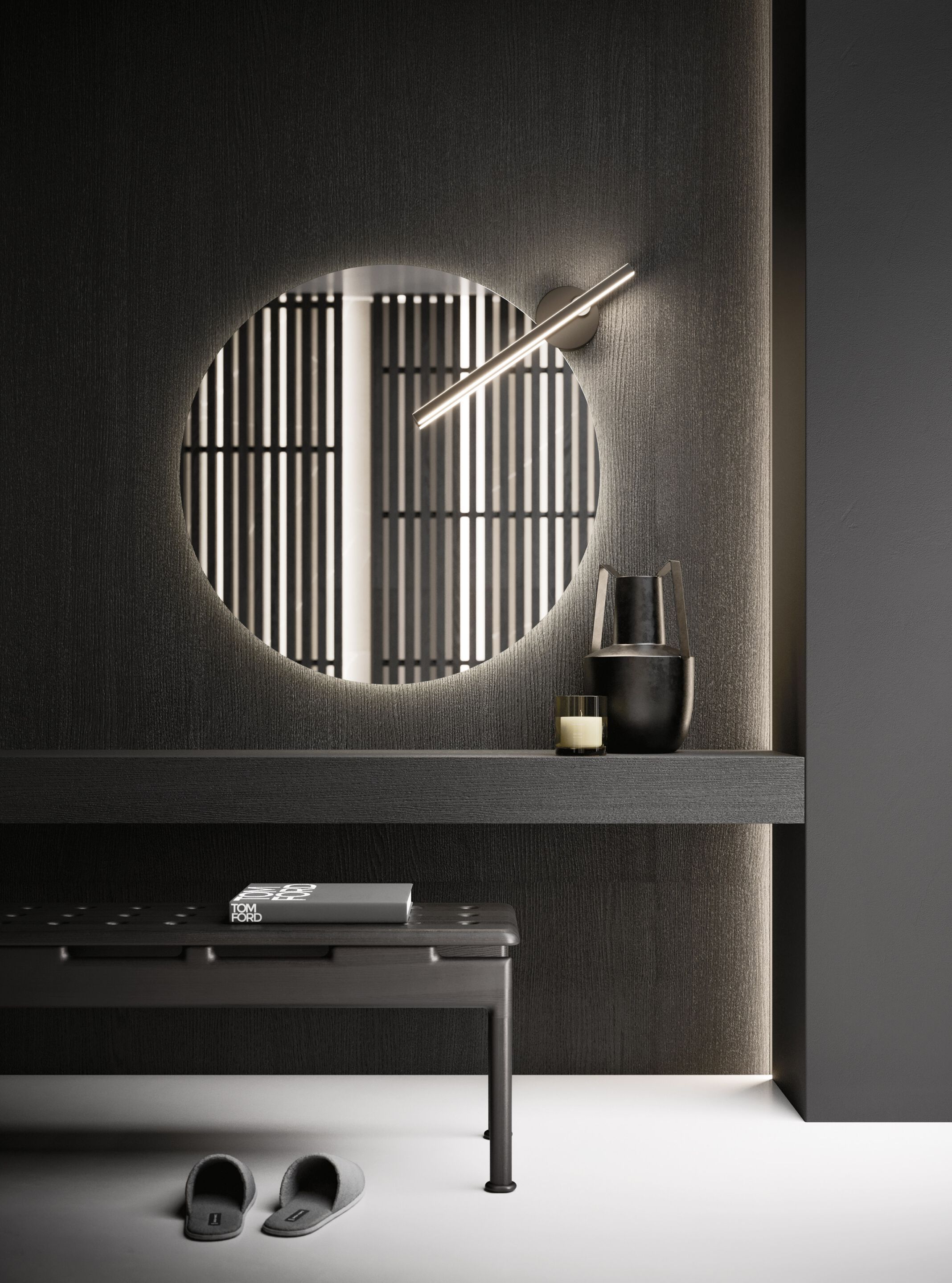 Модульная гардеробная со встроенным освещением Arbi Arredobagno пузыри ARCH-00029353 - Вид №1