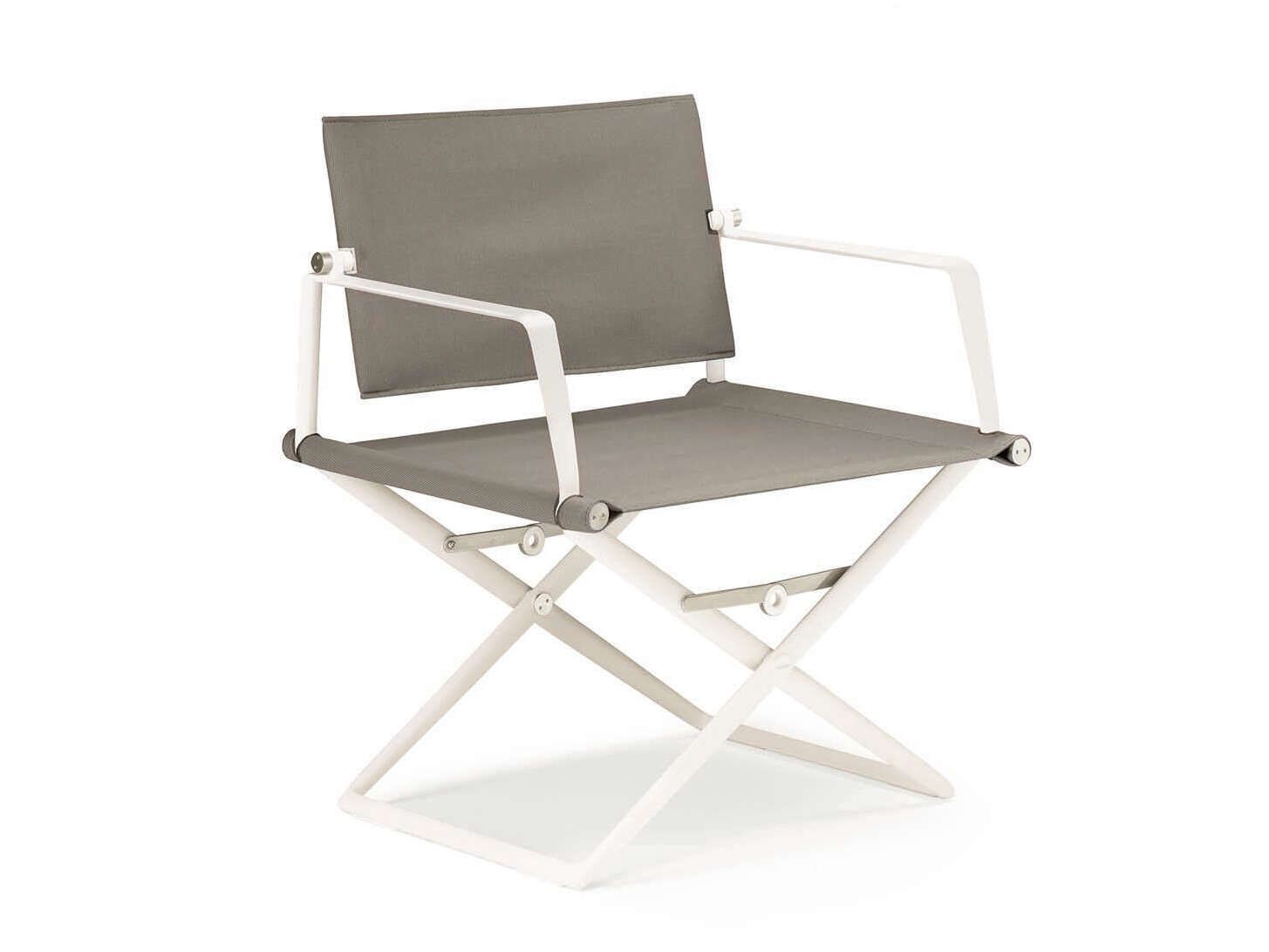 Алюминиевый складной стул для сада с порошковым покрытием и тканью DEDON SEAX ARCH-00016174 - Вид №1