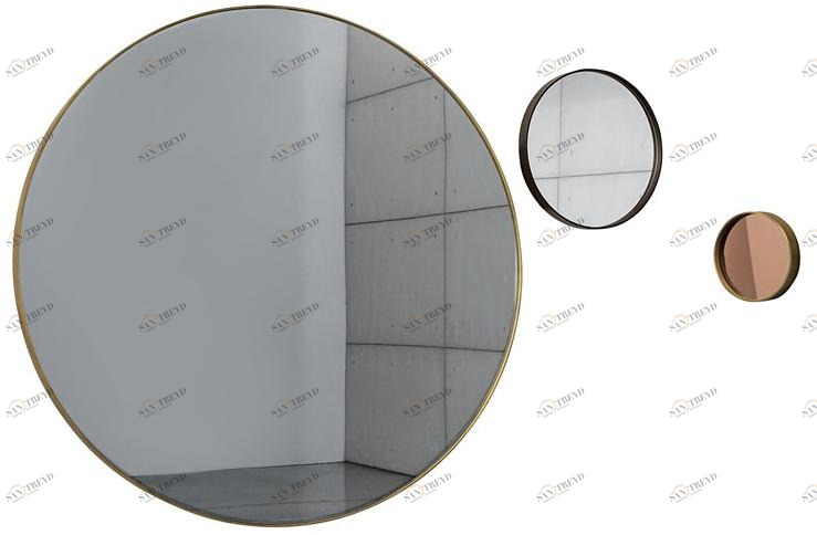 Sovet italia Круглое настенное зеркало Visual sun-id-1369015