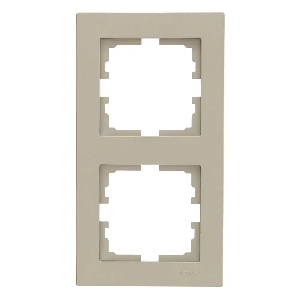 Рамка Lezard Karina Life 2-постная влагозащищенная титановый матовый 89337211 STLM-1569128 - Вид №2