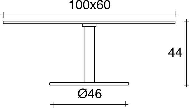 TALIN Прямоугольный журнальный столик из стали и стекла для гостиной Basic sun-id-1483212 - Вид №1