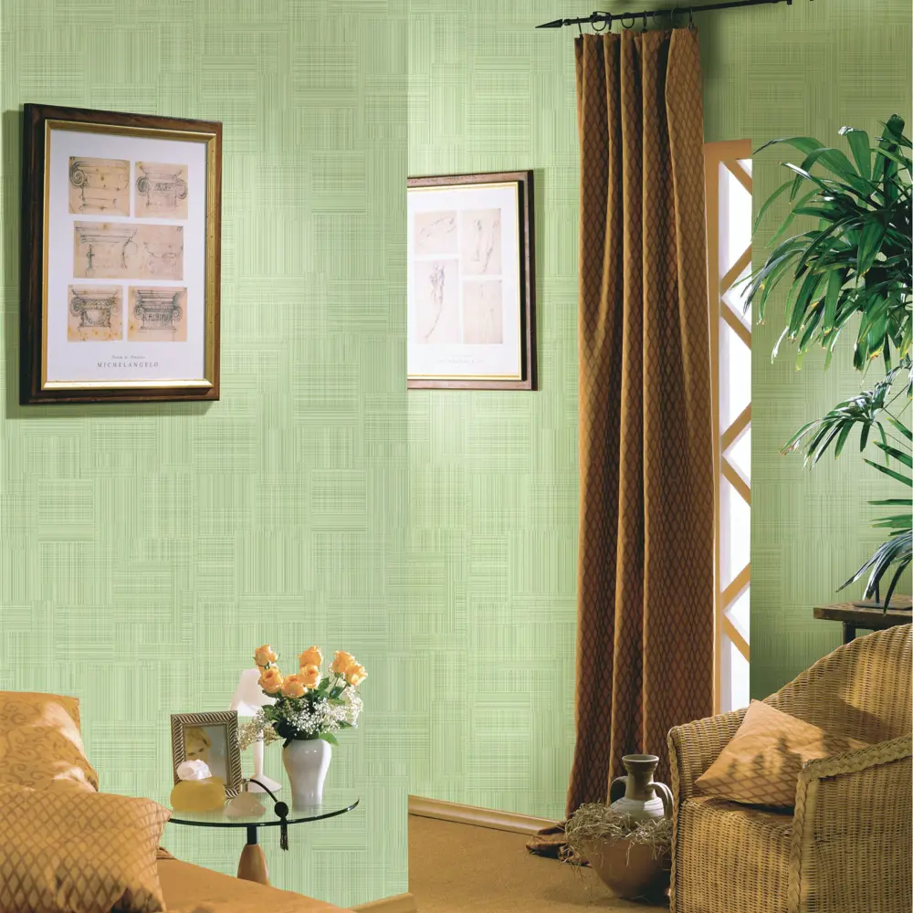 Обои флизелиновые Erismann Modevliescolor жёлтые 1.06 м 2256-7 12948448 STLM-2078681 - Вид №2