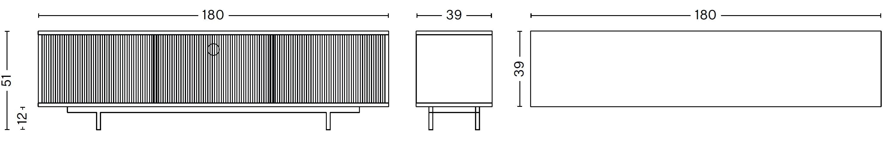 Шкаф из МДФ с раздвижными дверями Hay цветной шкаф ARCH-00117880 - Вид №6