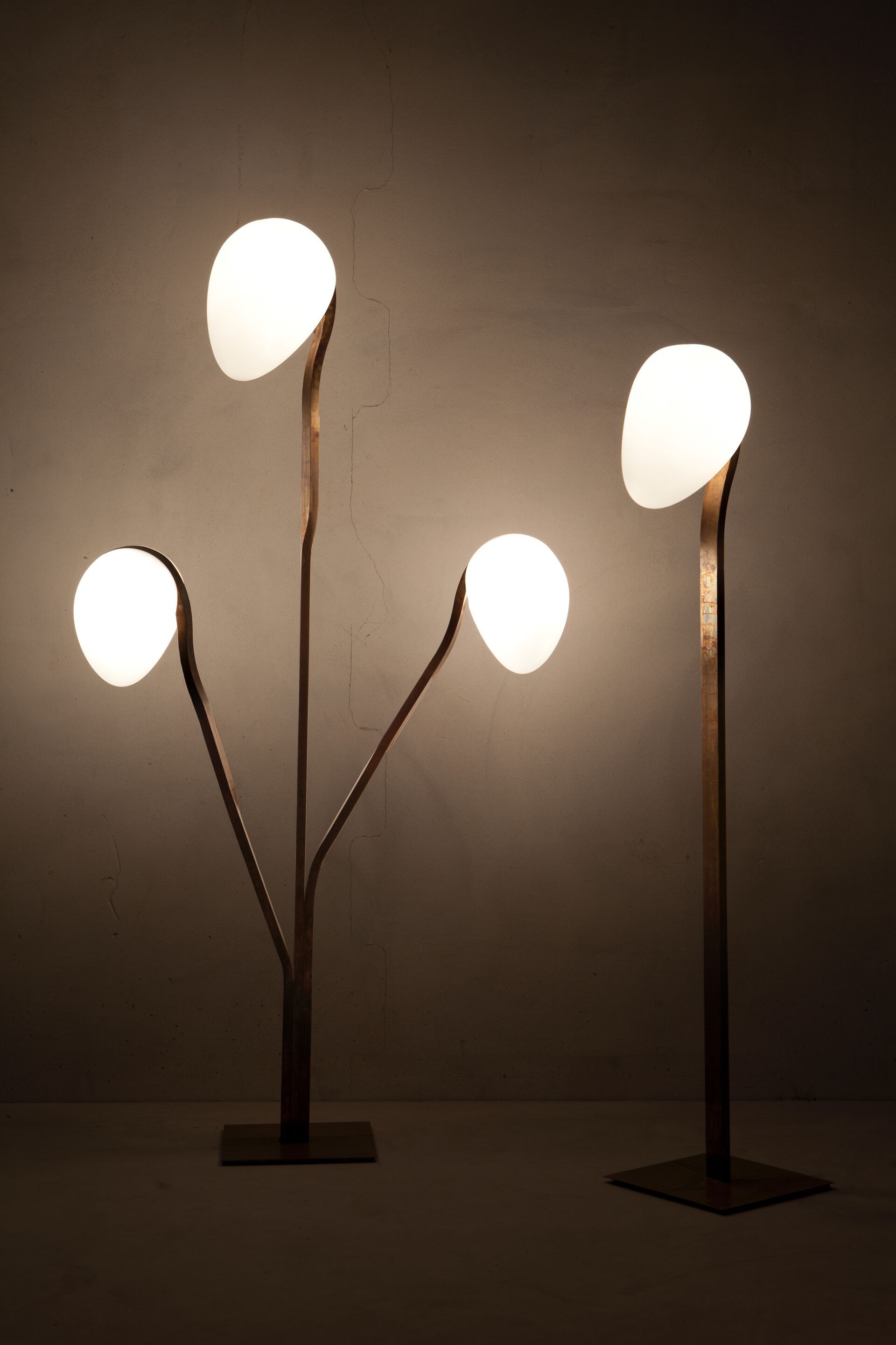 Латунь и поликарбонат светодиодные напольные лампы Exteta 10th ARCH-00038584 - Вид №6