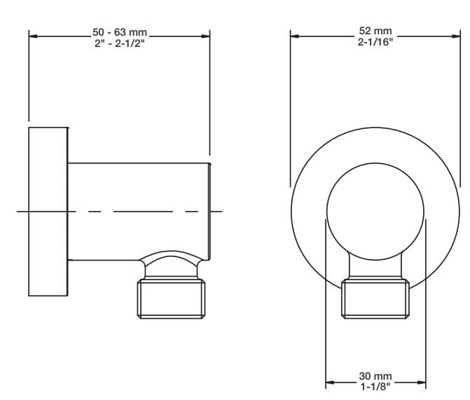 Набор термостатических встраиваемых ванн с ручным душем BARIL Sens B45 ARCH-00035770 - Вид №9