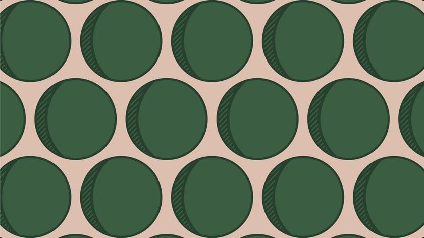 Baboon Виниловые обои в горошек Pattern sun-id-1425124 - Вид №4