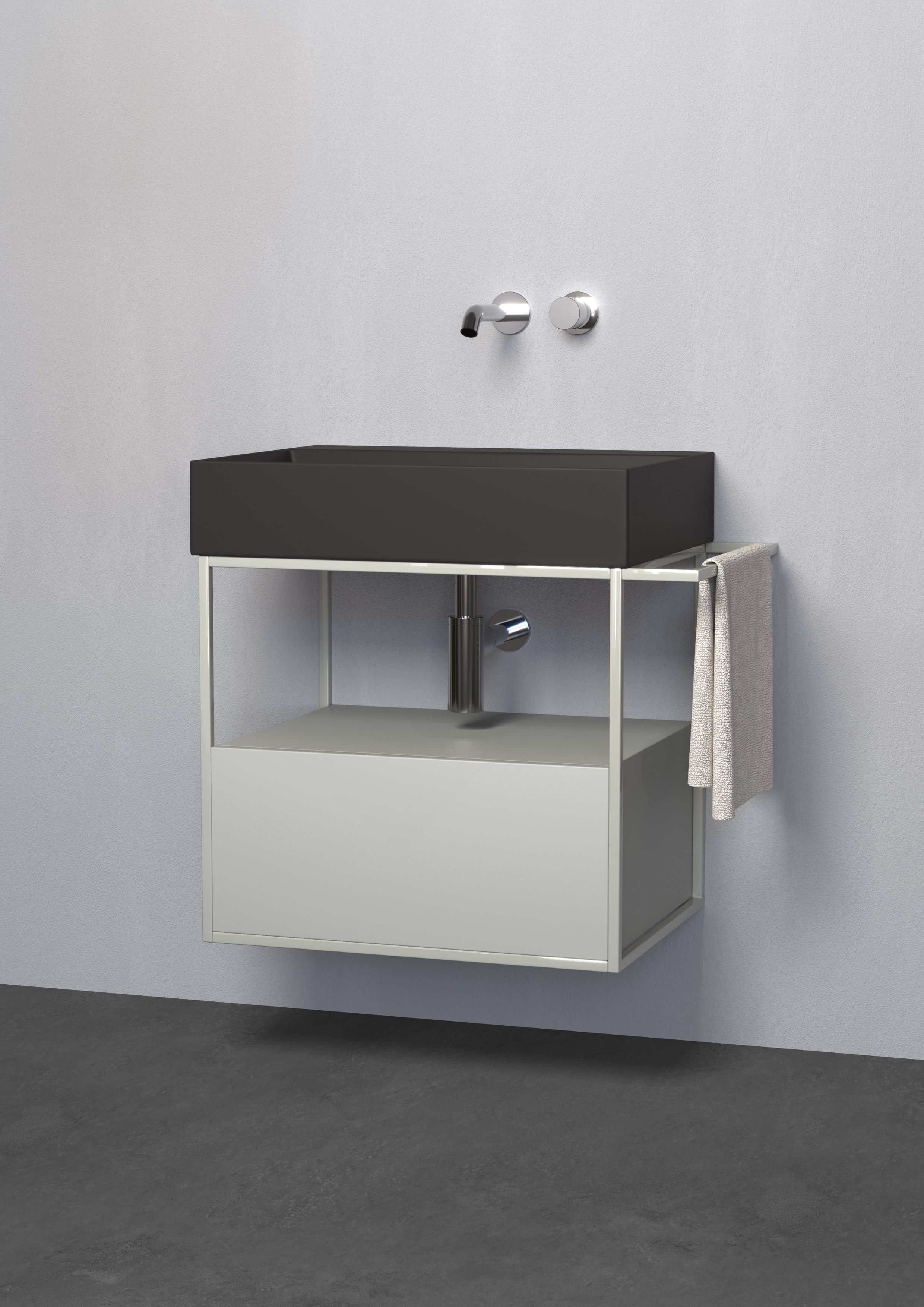 Подвесной умывальник с ящиками Azzurra Ceramica Elegance Croma ARCH-00091978