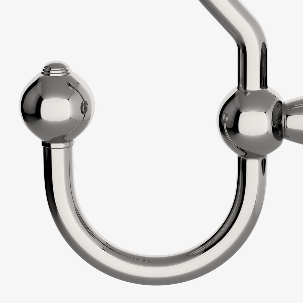 CRRH49 Двойной хрустальный крючок для халатов Waterworks Crystal - Вид №1