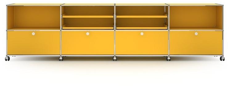 USM Модульная тумба под телевизор из лакированного металла Usm haller system sun-id-1397091 - Вид №3