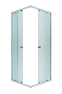 У03323 Шторка для поддона FREYA 90х90х185 хром 1 Marka