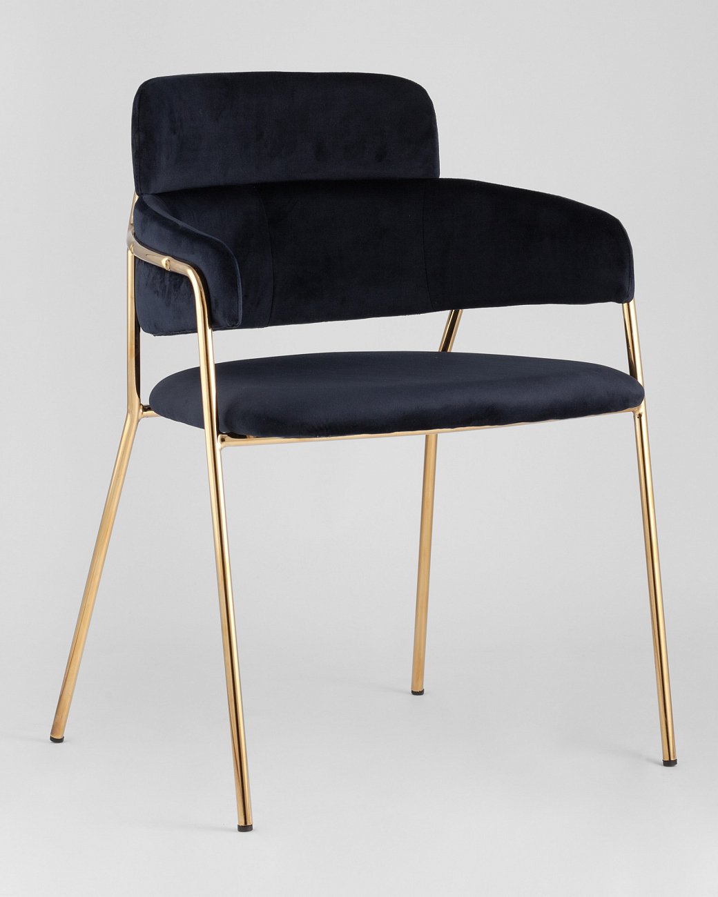 Стул со спинкой синий "Полин" STOOL GROUP ДИЗАЙНЕРСКИЕ, ИНТЕРЬЕРНЫЕ 00-3946264 Синий  - Вид №1