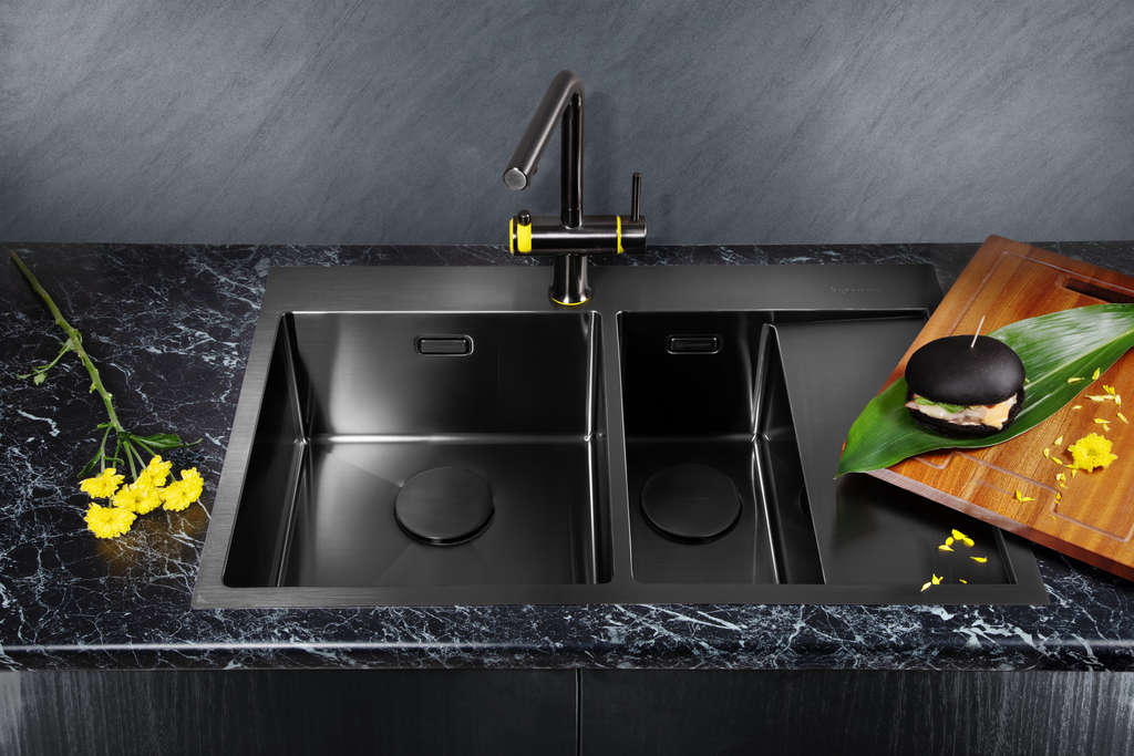 Кухонная мойка Akisame 78-2 IN-L OMOIKIRI 4973062 - Вид №3