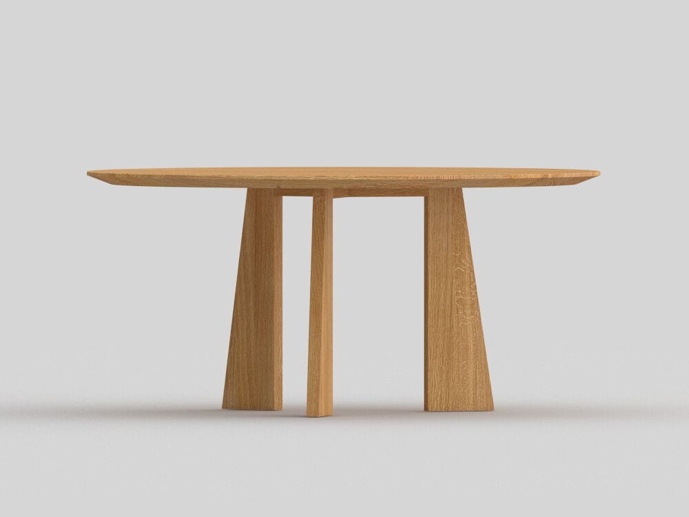 Круглый деревянный обеденный стол Vitamin Design Pylon ARCH-00093726 - Вид №1