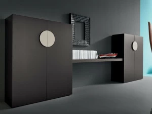 Martex Лакированная тумба для офиса с распашными дверцами