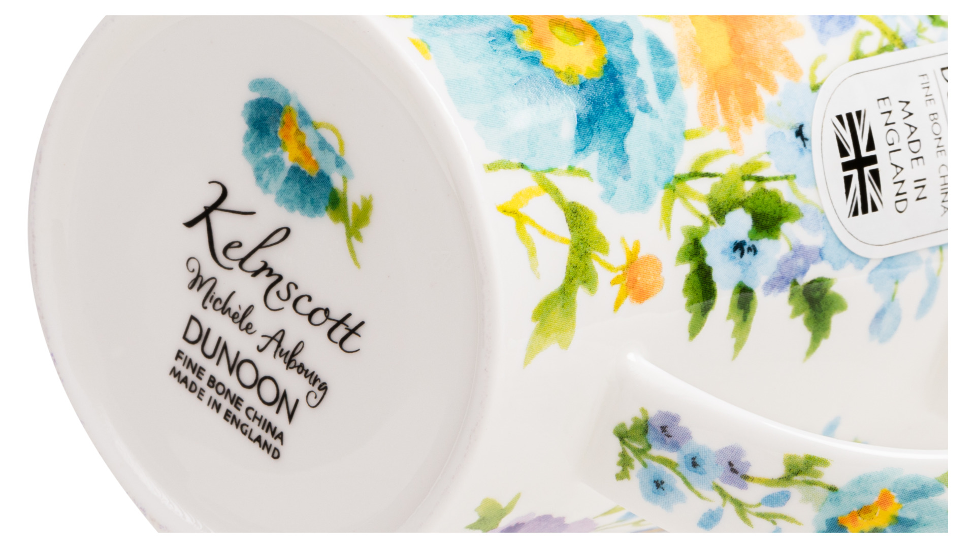 10671207 Dunoon Кружка Dunoon "Красивый сад.Ирис.Ломонд" 320мл Фарфор костяной  - Вид №4