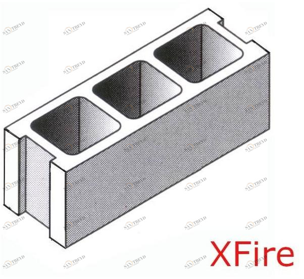 Gruppo CIVA Вибропрессованный бетонный блок X-fire sun-id-1372059