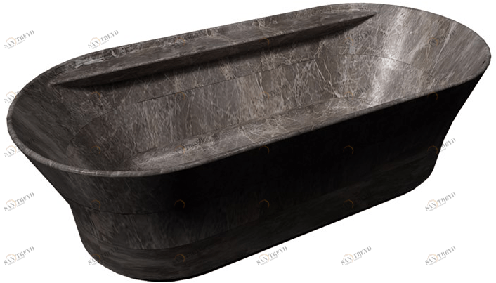 L'ANTIC COLONIAL Отдельностоящая овальная ванна из натурального камня Tono sun-id-1350552