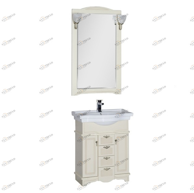 Комплект мебели Aquanet Луис 70 бежевый 00172685