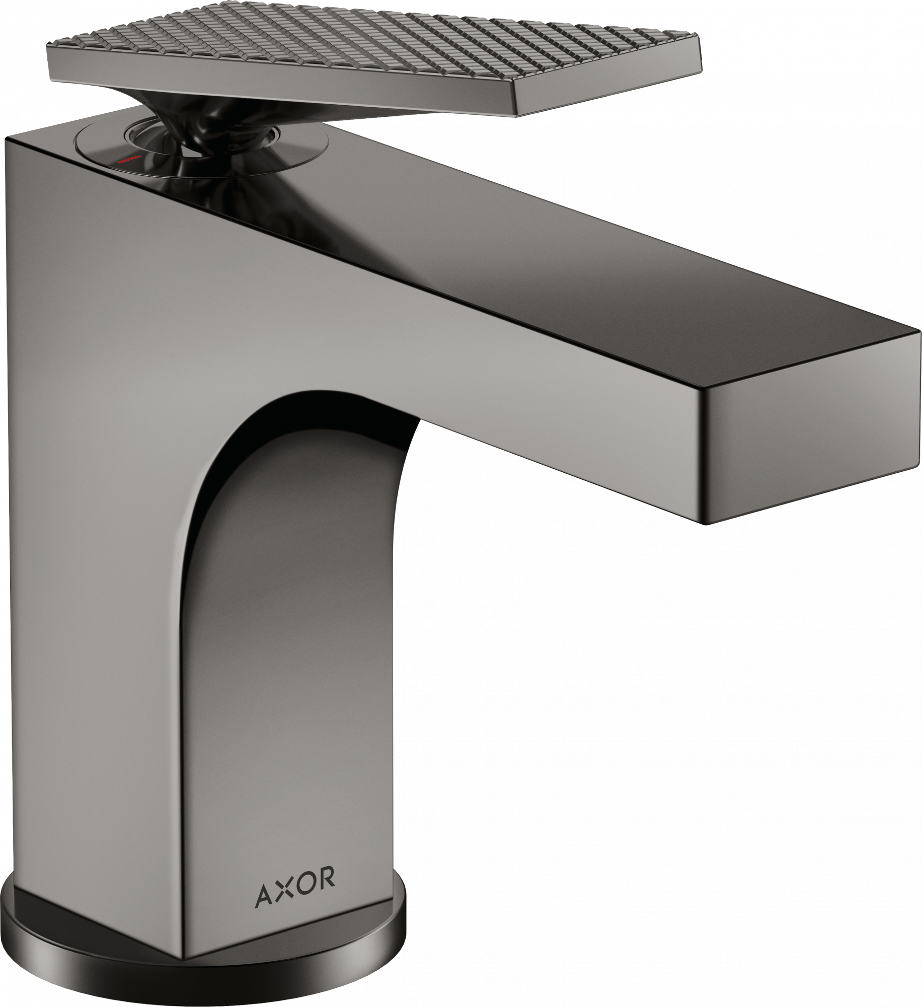 39001330 Смеситель для раковины 90, однорычажный, с рычажной ручкой, для умывальников со сливным гарнитуром - ромбический вырез AXOR CITTERIO