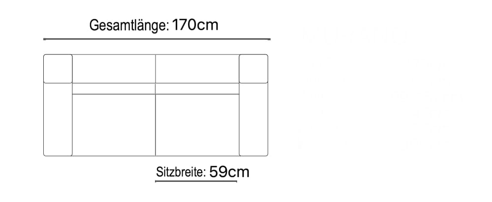2-местный кожаный диван Sofanella Murano ARCH-00039287 - Вид №7