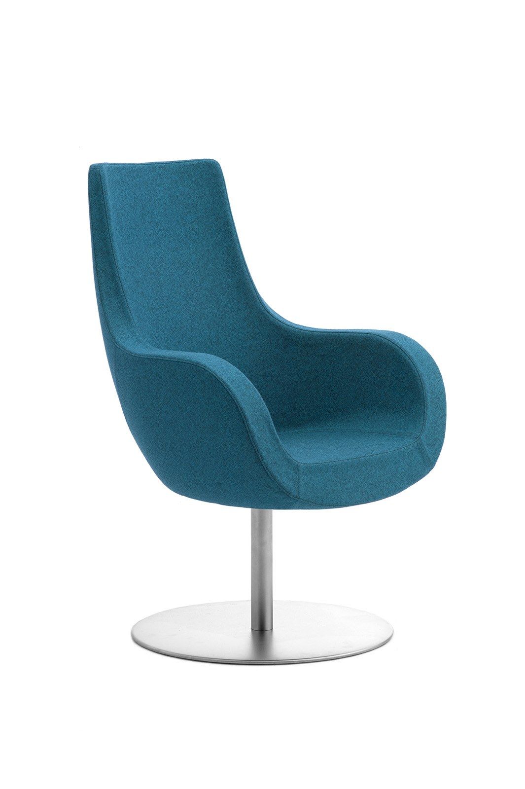 Шерстяное вращающееся кресло с подлокотниками Leyform Виктория ARCH-00092222 - Вид №4