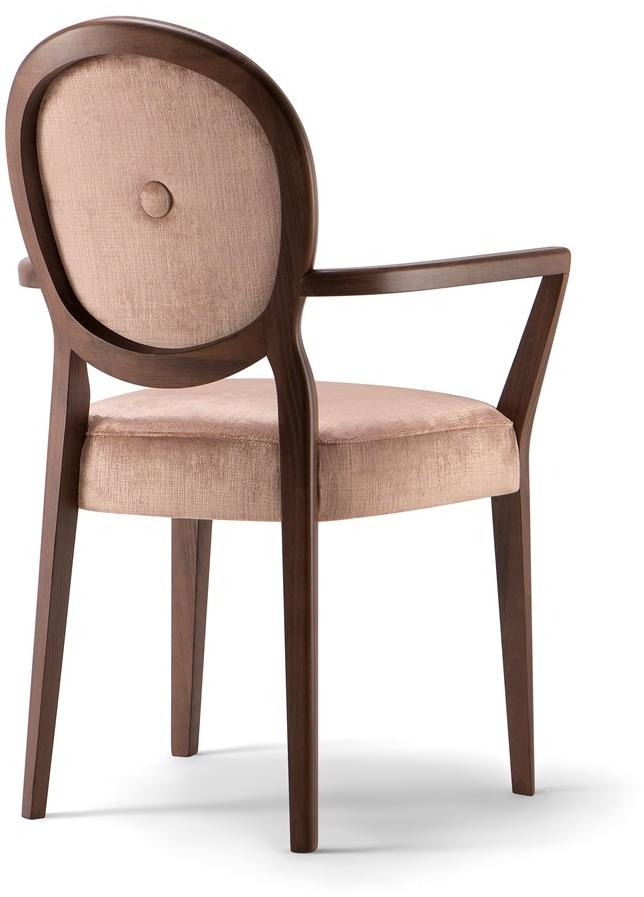 Tirolo Стул из массива дерева и ткани с подлокотниками Sofia 045 sb - Вид №2