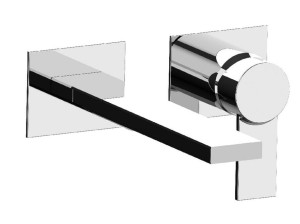 Настенный смеситель для раковины с ограничителем расхода