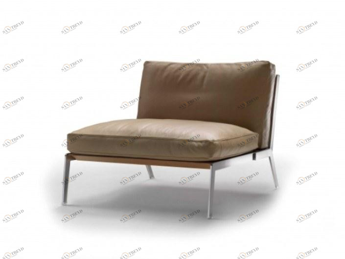 Flexform Кресло со съемным кожаным чехлом Happy sun-id-1508328