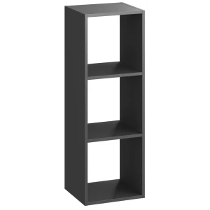 Стеллаж SPACEO KUB 3К, 36х104х31,7 см, цвет графит 82037451 STLM-2123384