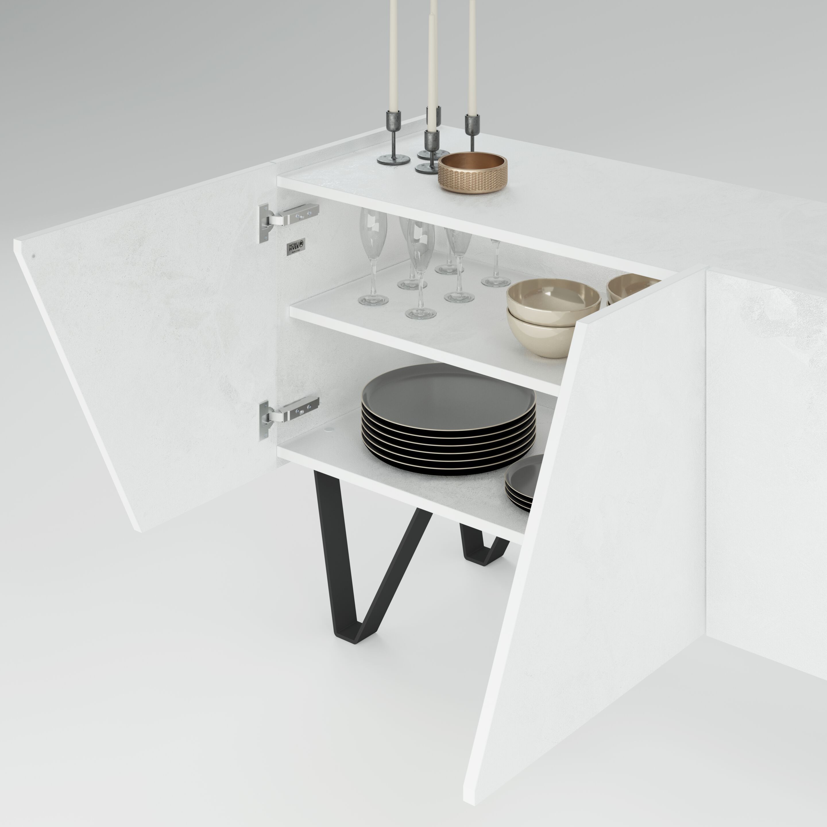 Мадия в облагороженном с распашными дверями Mobili Fiver EMMA ARCH-00126209 - Вид №8