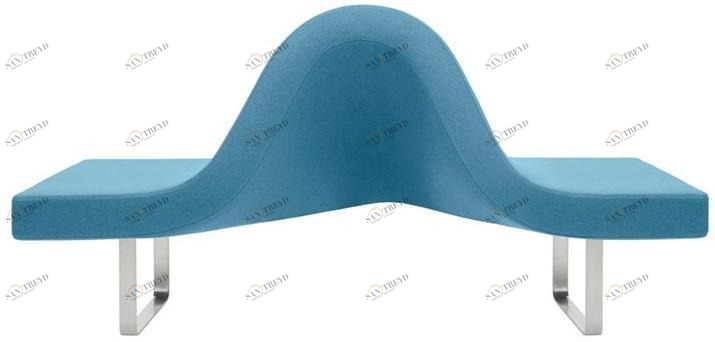 Segis Модульная скамейка с обивкой из ткани Longway Ih11 