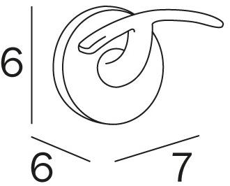 INDA® Металлический крючок для халата Gealuna A1020c - Вид №1