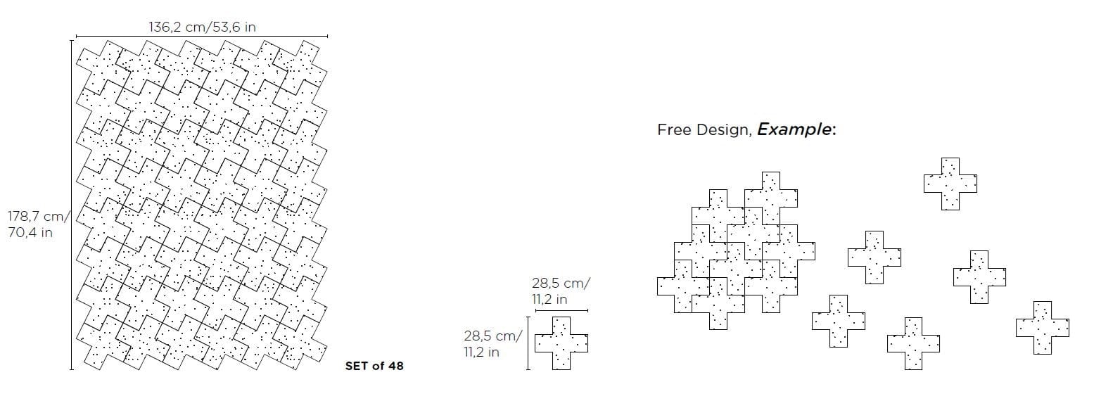 Акустическая панель Slalom ДИЗАЙН ФОРМЫ ИЗ ВОЙЛОКА ARCH-00075652 - Вид №3