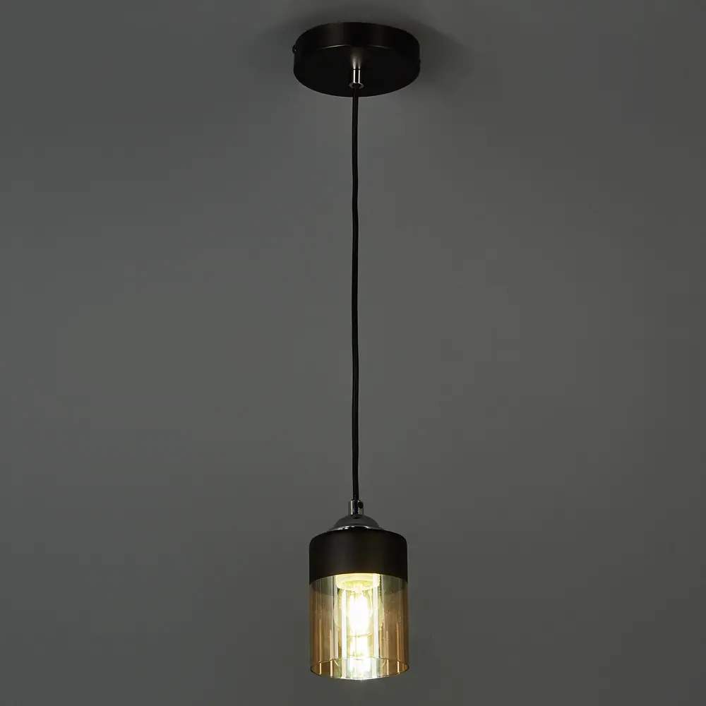 Подвесной светильник INSPIRE Amber с янтарным стеклом 85113382 STLM-0058959 - Вид №1