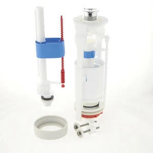 Арматура Ани Пласт с нижней подводкой 1/2 пластик кнопка хром WC6550МL WC6550МL