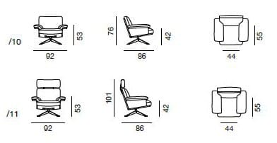 Кожаное кресло с подголовником de Sede DS-31 ARCH-00059035 - Вид №5