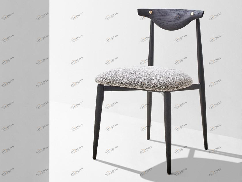 District Eight Деревянный стул с открытой спинкой  M2014 