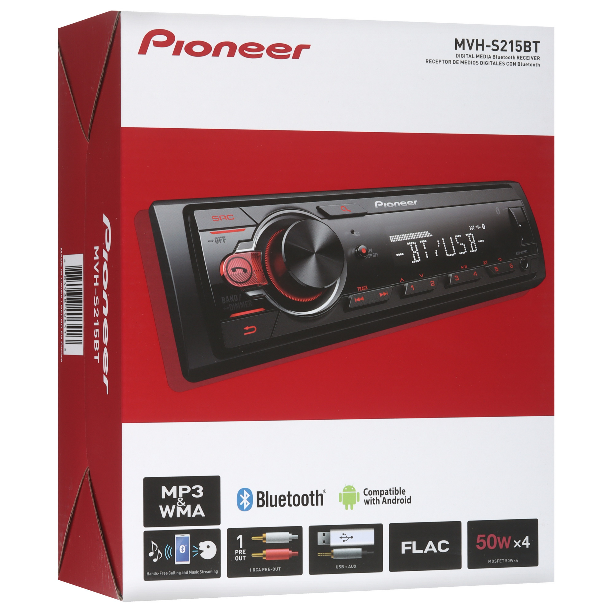 5467621 Автопроигрыватель Pioneer MVH-S215BT STDN-0099627 - Вид №7