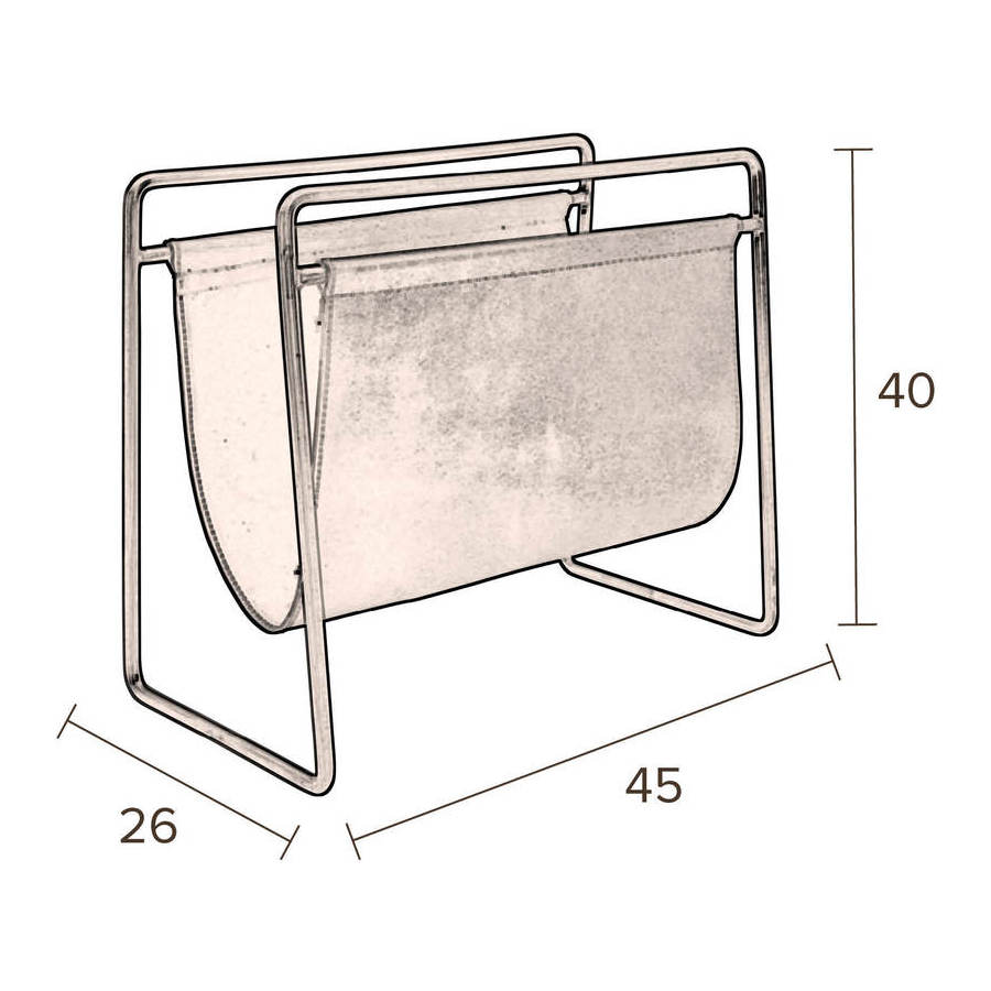 Подставка для журналов Scholar Dutchbone 8900024 - Вид №8