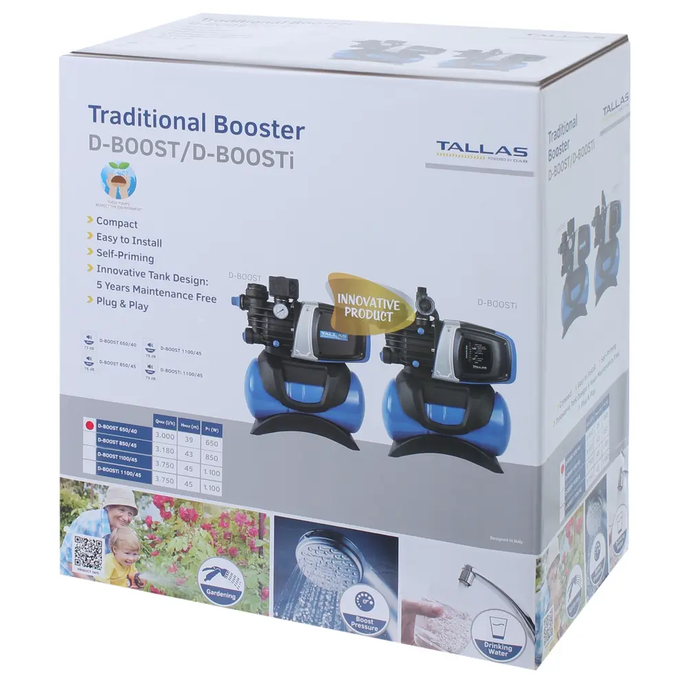 Насос садовый Tallas D-boost 650/40 3000 л/час 81967203 STLM-2113362  - Вид №6