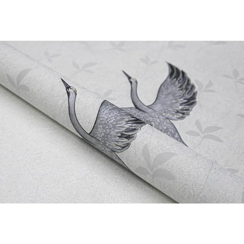 Обои флизелиновые Wallsecret Kioto белые 1.06 м 8738-11 STLM-2015953 - Вид №3