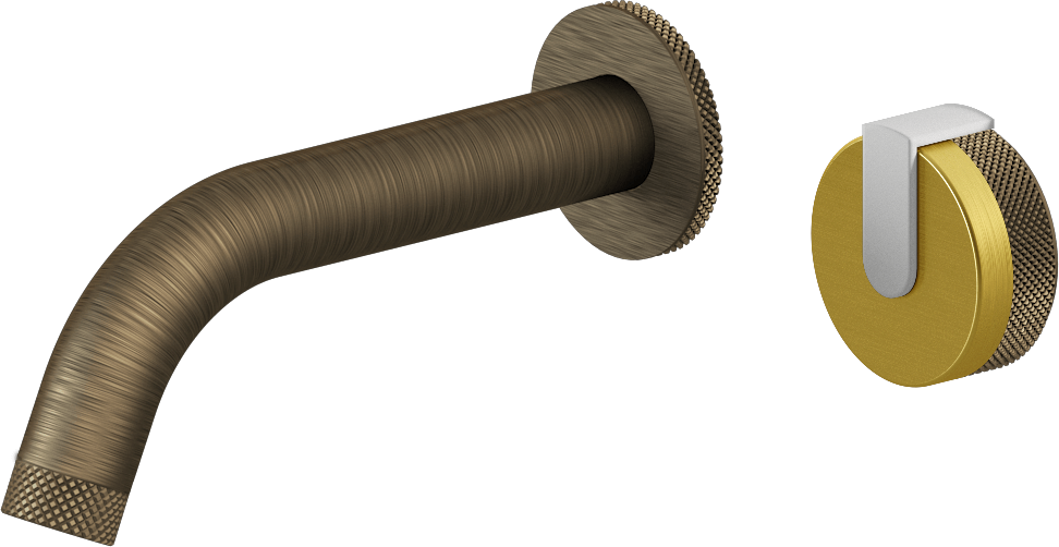 E-11535-R1BB-L1WT-VBB Настенный прогрессивный смеситель скрытого монтажа для раковины GRAFF MOD+