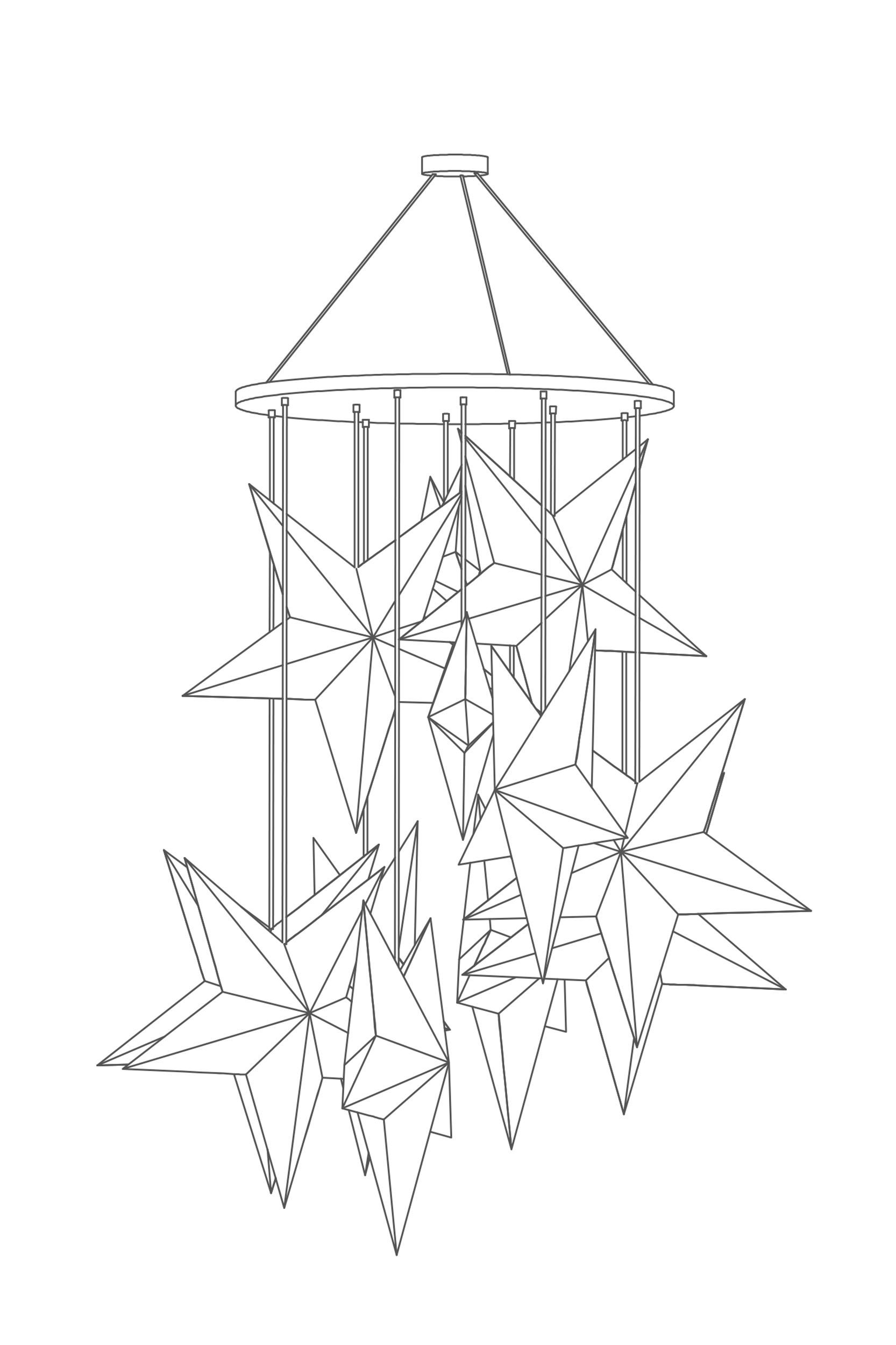 2000983200013 Подвесной светильник Estrella ELECTRORETRO  - Вид №1