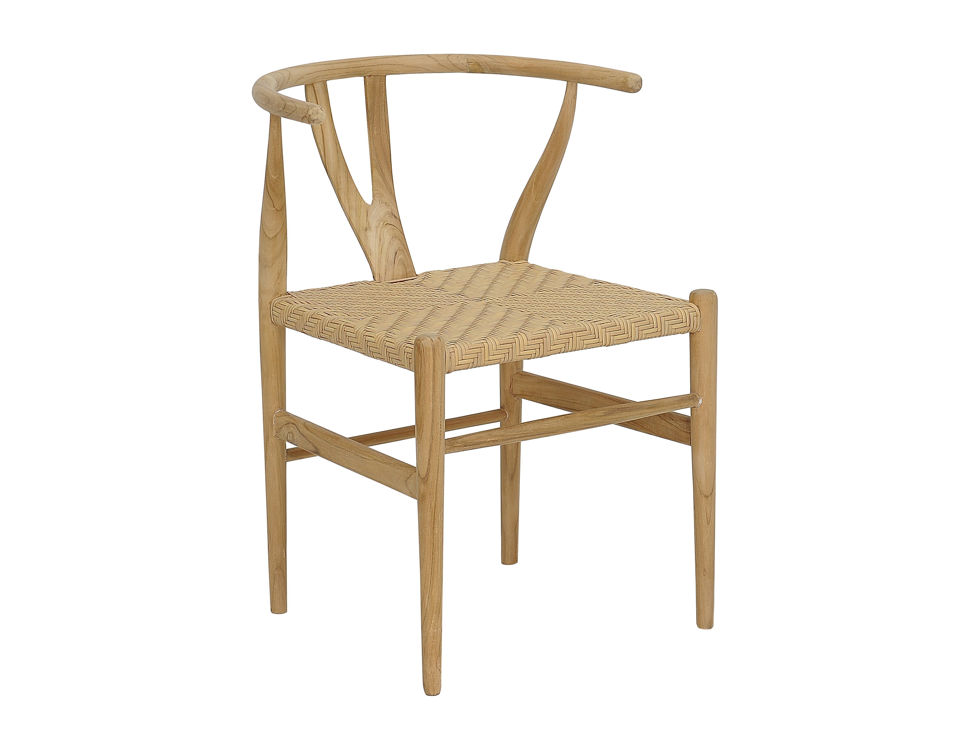 Стул для сада из тикового дерева cbdesign Wishbone ARCH-00125811